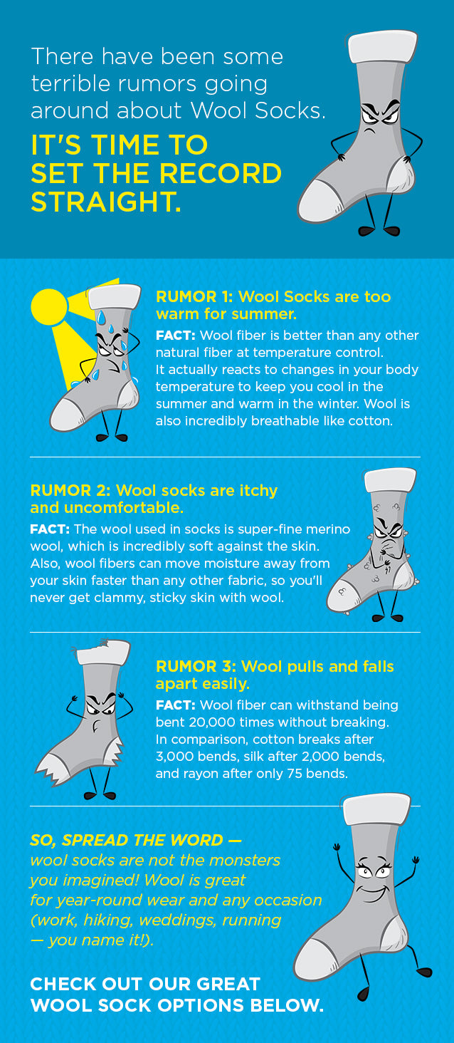 Wool socks are bad for summer, and other myths! — BrightLife Direct