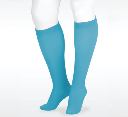 Juzo Soft Knee High 20-30 mmHg, Blue Bayou