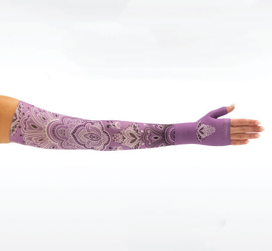 Juzo Soft Seamless Gauntlet, Lilac Fanfare