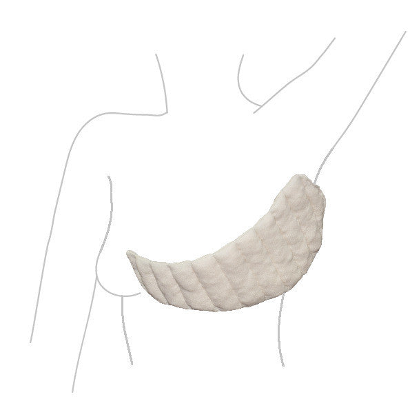 JOBST® JoViPad Breast and Chest Inframammary Pad, Placement