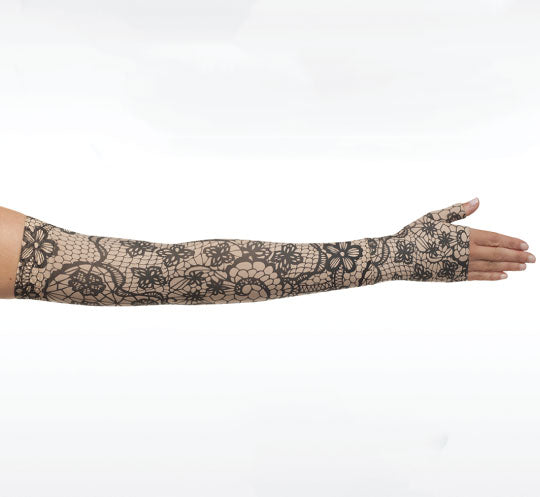 Juzo Soft Armsleeve w/ Silicone, Mosaic Henna