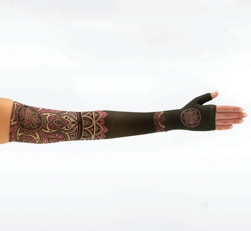 Juzo Soft Armsleeve w/ Silicone, Orchid Bloom