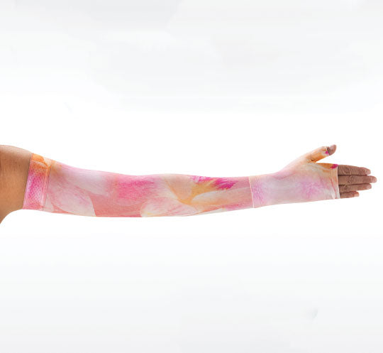 Juzo Soft Armsleeve w/ Silicone, Pink Orchid