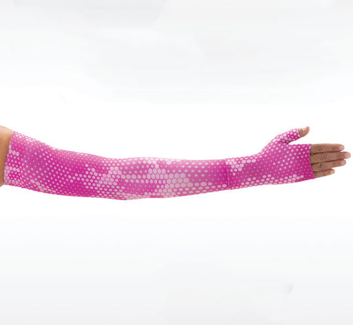 Juzo Soft Armsleeve w/ Silicone, Pixel Pink