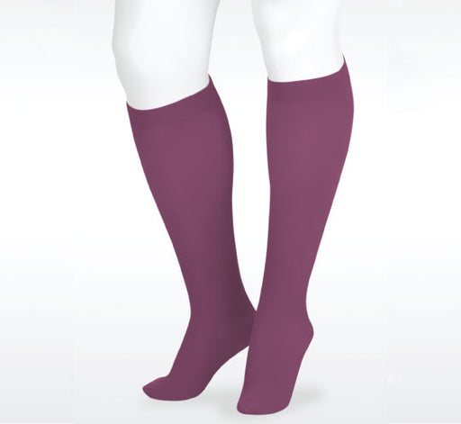 Juzo Soft Knee High 30-40 mmHg, Purple Rain