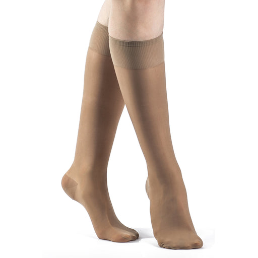 Therafirm EASE Opaque Women's Knee Highs - 15-20 mmHg