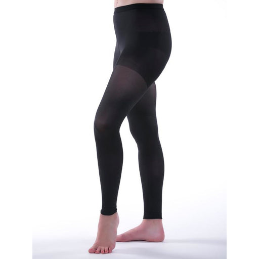 Footless Compression Tights For Women Circulation 20-30mmHg - Opaque  Compression Support Leggings For Lymphedema