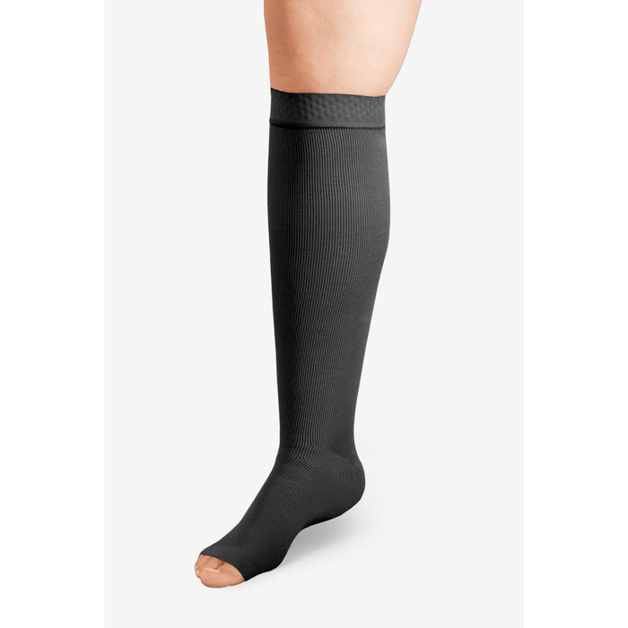 Dr. Comfort® Anti-Embolism Knee High Below-Knee Open Toe Unisex Compression  Stocking