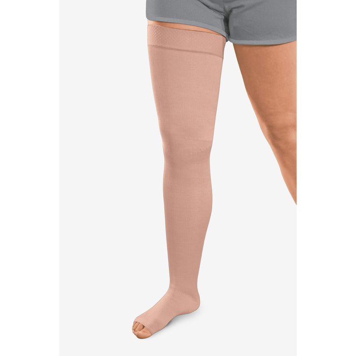 MD Thigh High Graduated Compression Stockings Open-Toe 20-30mmHg