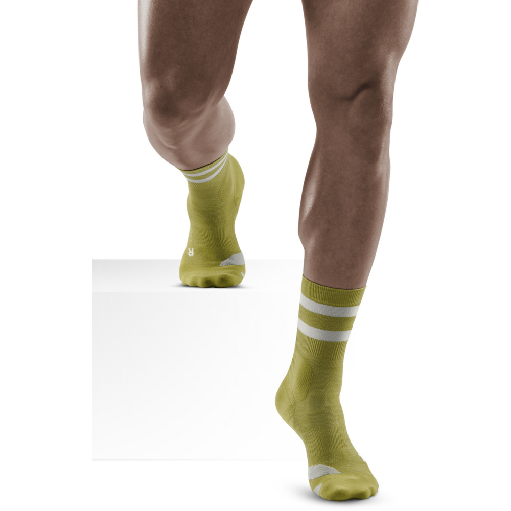 80s Hiking Mid Cut Compression Socks For Men Cep Activating Compression Sportswear