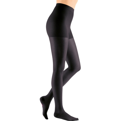  Compression Pantyhose, 15 to 20mmHg Thin Comfort Compression  Leggings for Women for Travelling and Home Use Black(M) : Health & Household